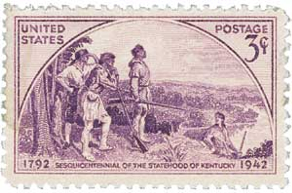 904 - 1942 3c Kentucky Statehood - Mystic Stamp Company