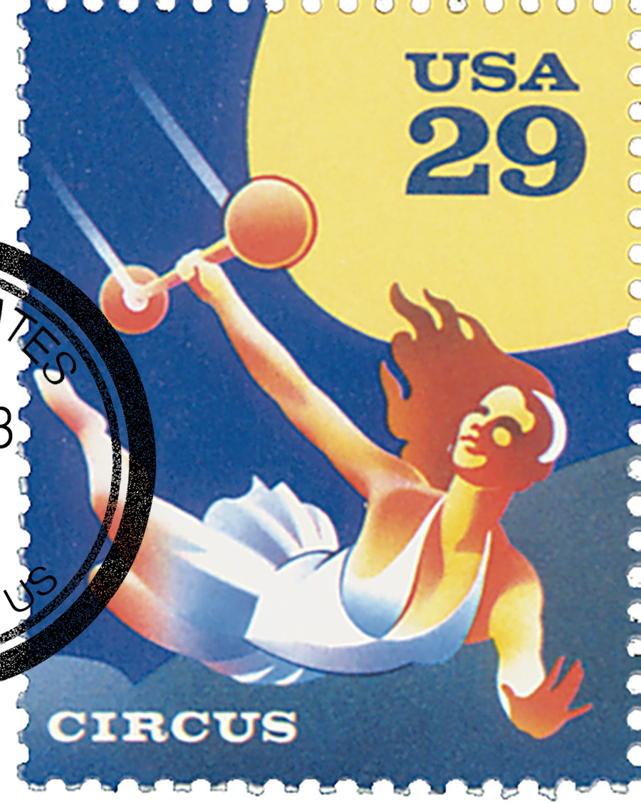 １９２９年コニャック、オタール？クリスティーズ　オークション。 2752 - 1993 29c Circus: Trapeze Artist - Mystic Stamp Company