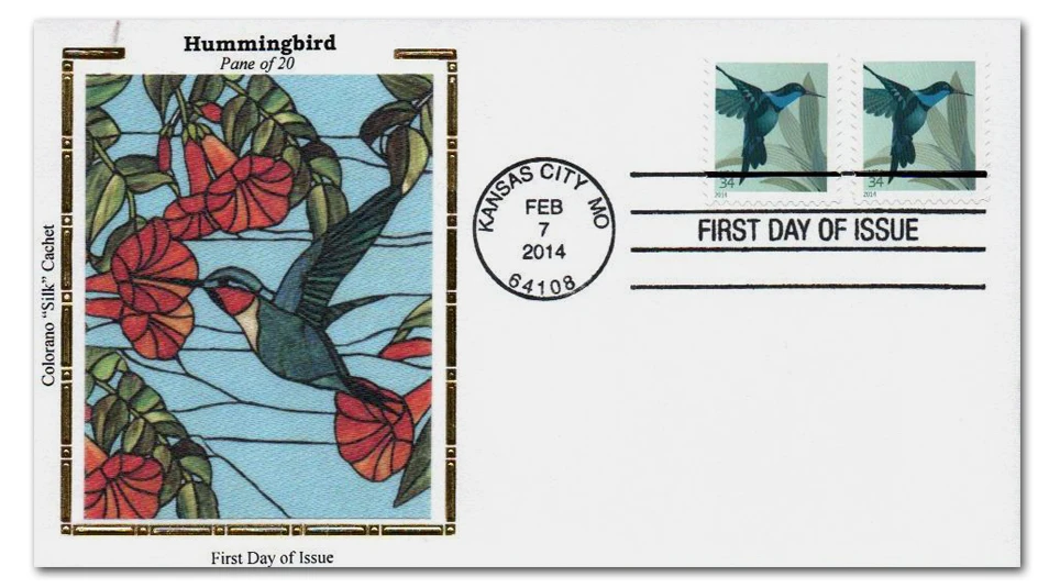 4857 - 2014 34c Hummingbird - Mystic Stamp Company