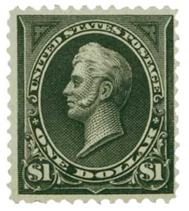 261A - 1894 $1 Oliver H. Perry, Unwatermarked, Type II, Perf. 12