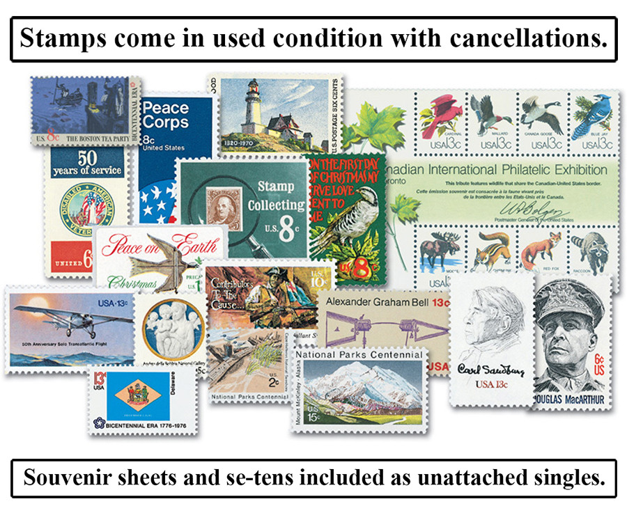 YS1970-79C - 1970-79 Complete Commemorative Decade Set - 349