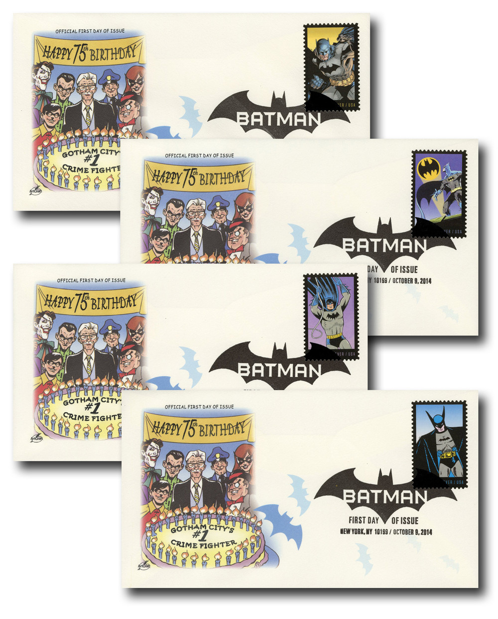 1038570 -- Classic First Day Cover Set -- First Day Cover