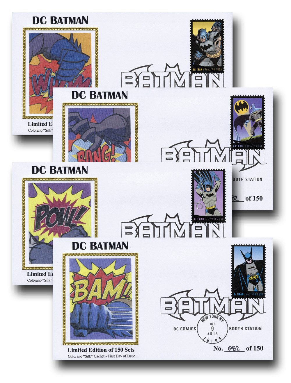 686326 -- Colorano Silk First Day Cover Set -- First Day Cover