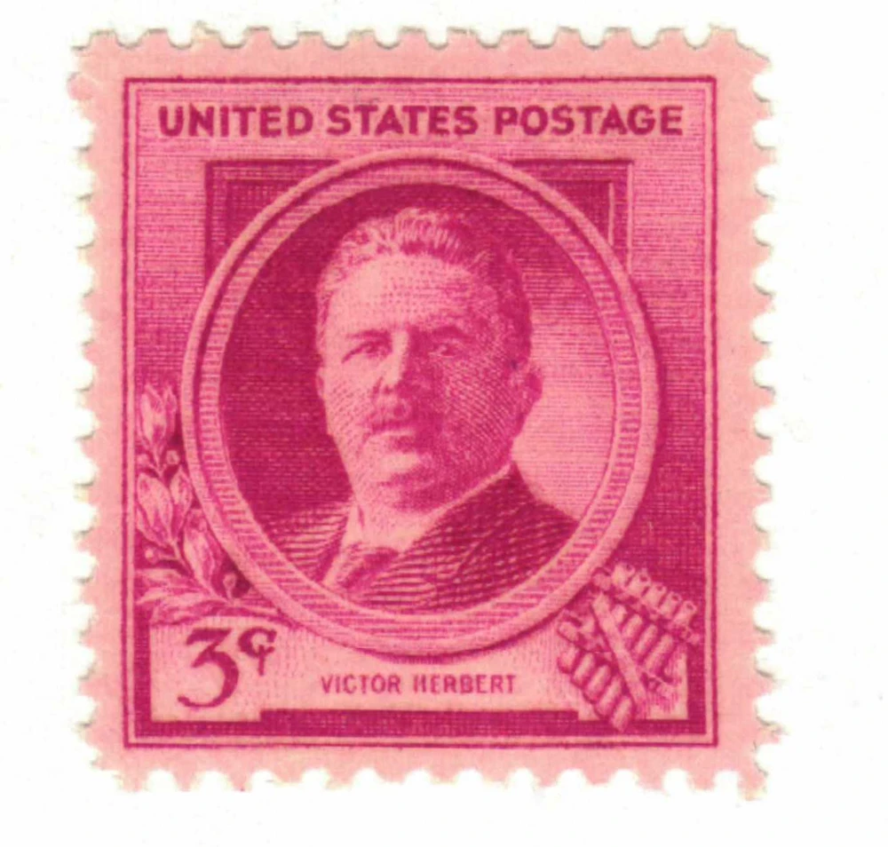 881 - 1940 3c Famous Americans Series: Victor Herbert - Mystic