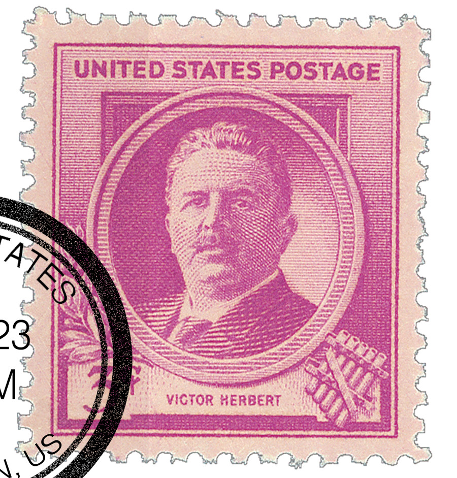 881 - 1940 3c Famous Americans Series: Victor Herbert - Mystic