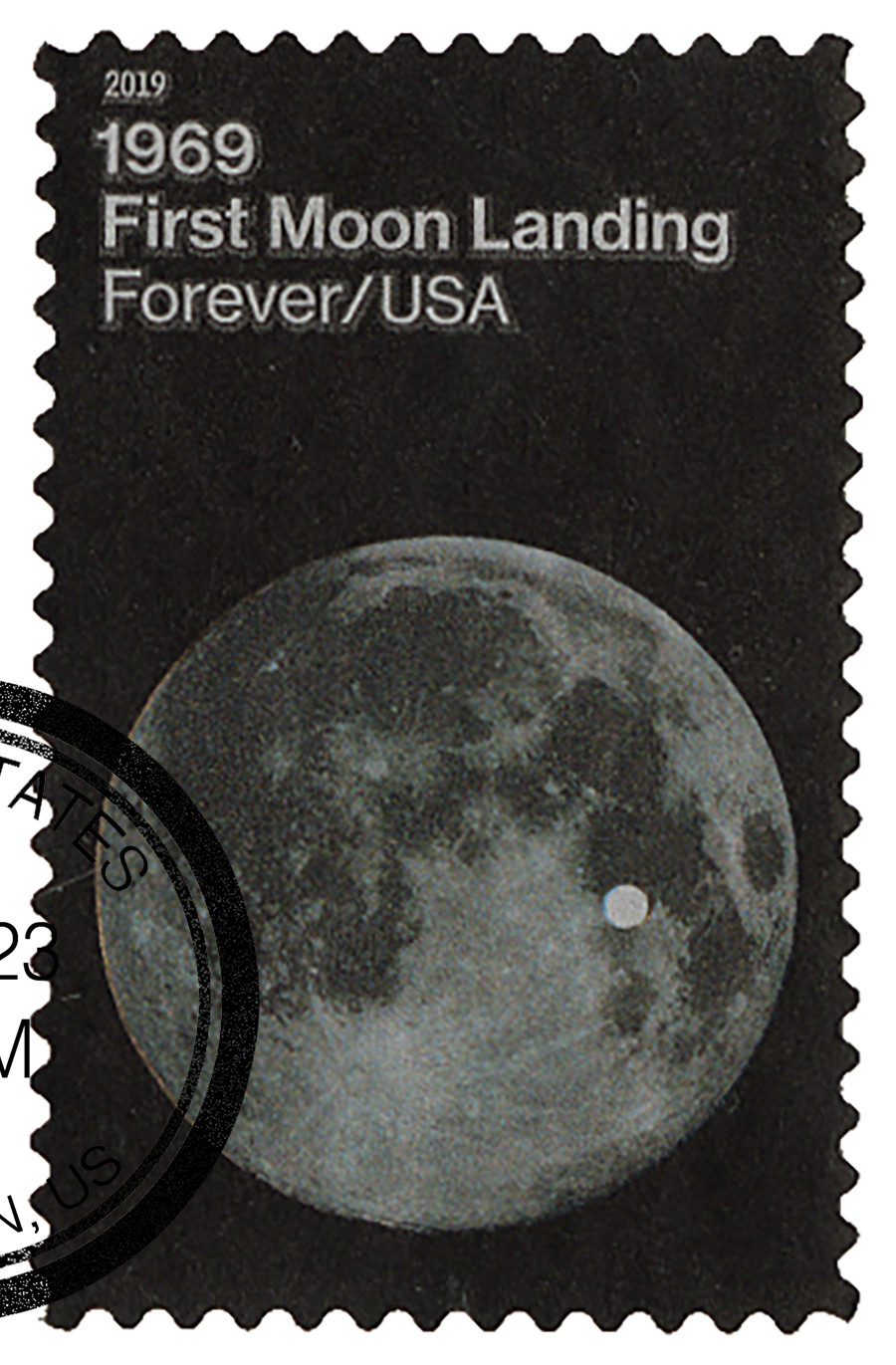 5400 - 2019 First-Class Forever Stamp - First Moon Landing: The