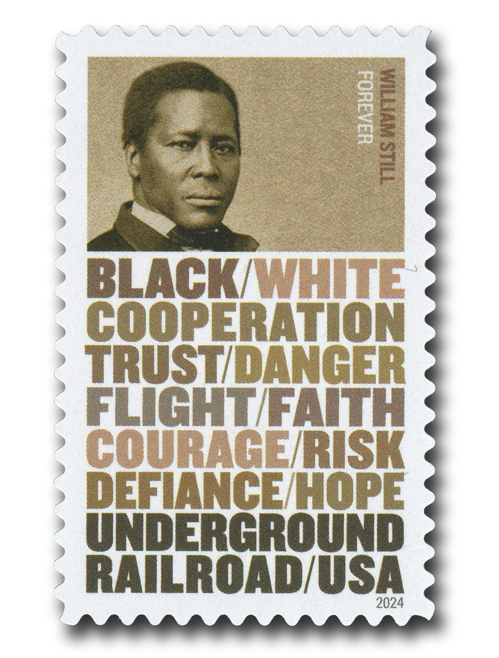 5836 - 2024 First-Class Forever Stamp - William Still, Underground
