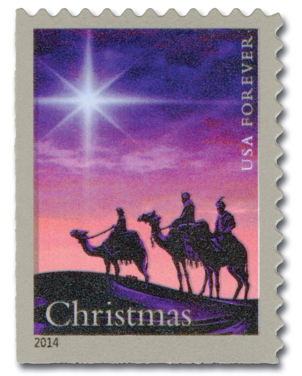 4945 - 2014 First-Class Forever Stamp - Traditional Christmas: The