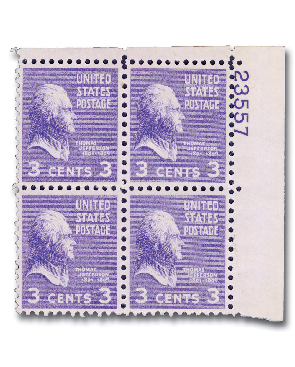 343914 -- Mint Plate Block -- Mint Stamp(s)