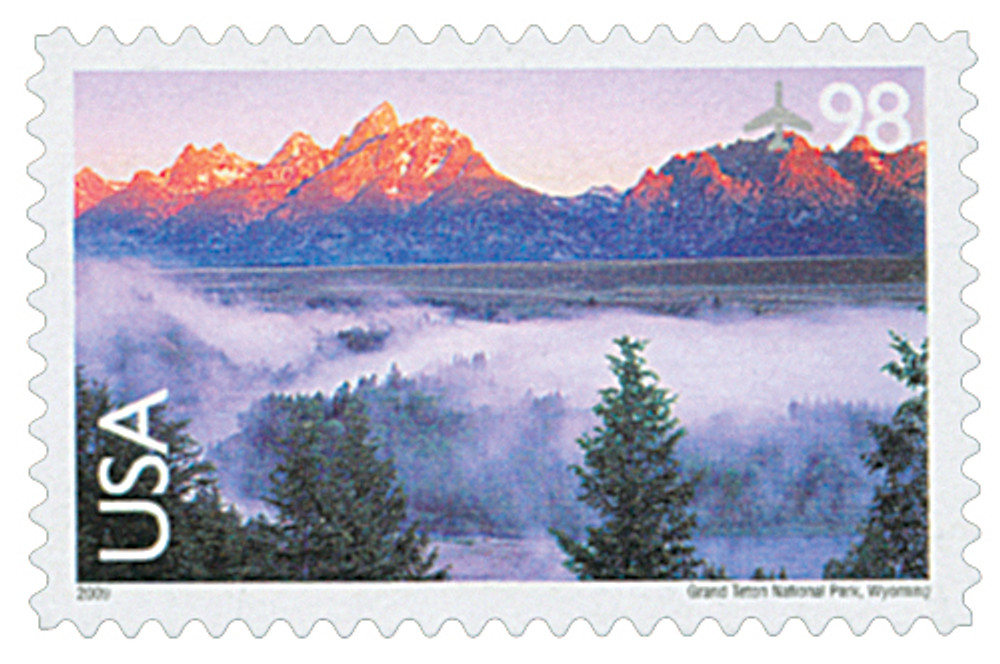 C147 - 2009 98c Grand Teton National Park - Mystic Stamp Company