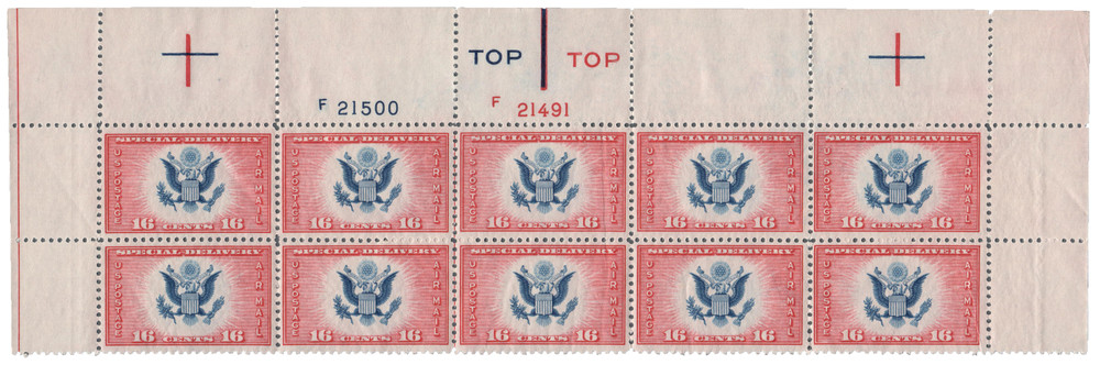 1158572 -- Mint Plate Block of 10 -- Mint Stamp(s) -- Fine, Never Hinged
