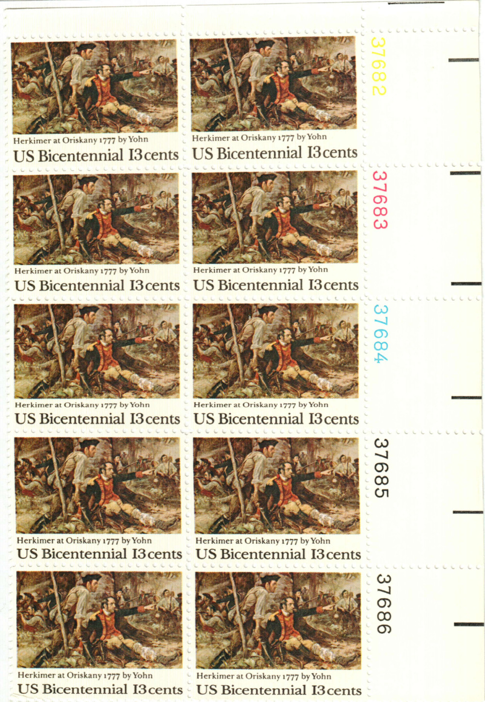 1722 - 1977 13c Herkimer at Oriskany - Mystic Stamp Company