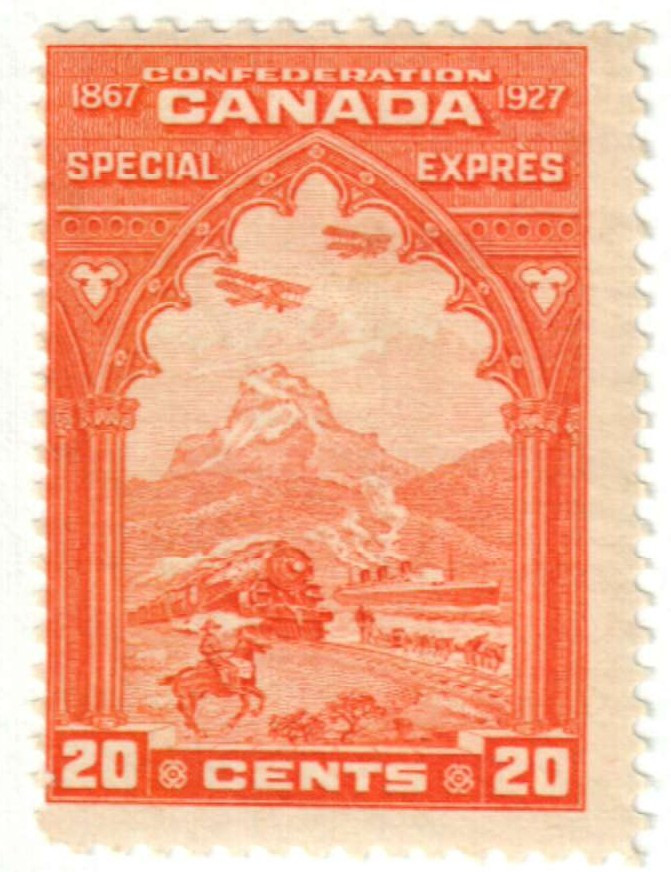 速達切手（カナダ 1927年） E3 - 1927 Canada - Mystic Stamp Company