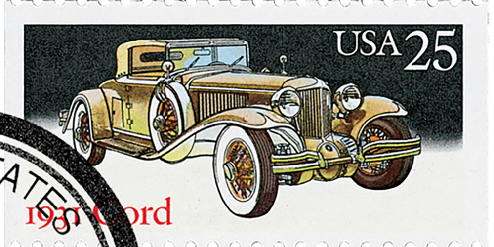 2383 - 1988 25c Classic Cars: 1931 Cord - Mystic Stamp Company