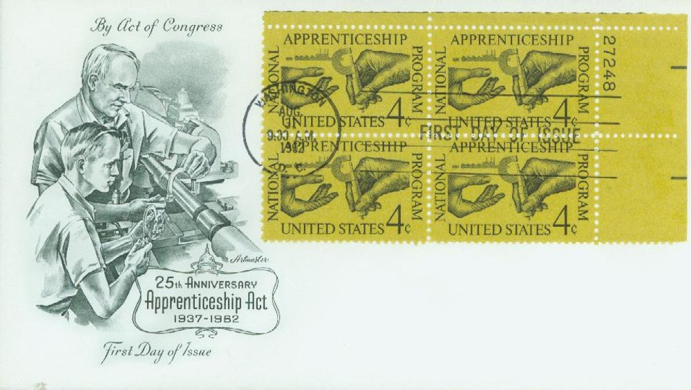 301839 -- First Day Cover Plate Block -- First Day Cover