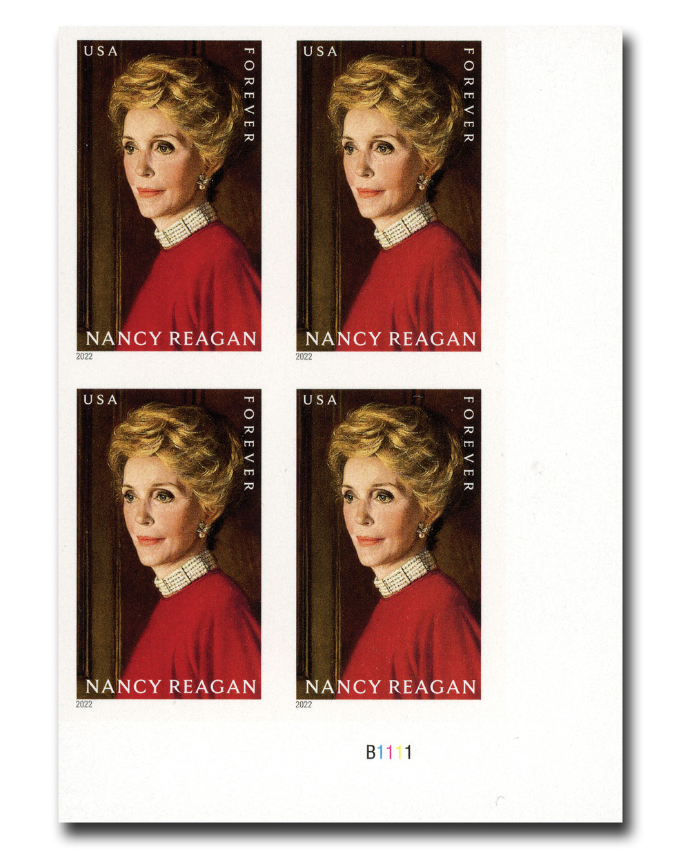 1346083 -- Mint Imperforate Plate Block -- Mint Stamp(s)