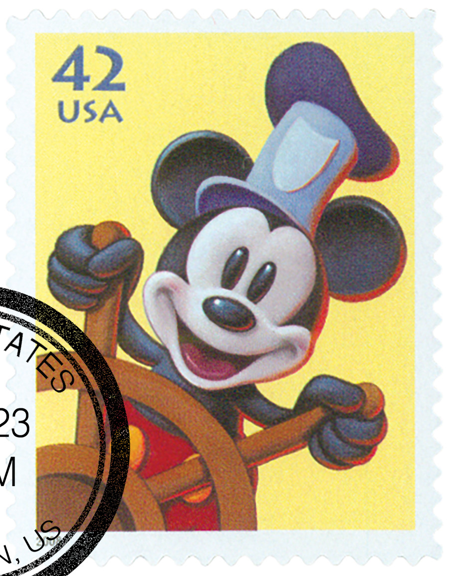 4343 - 2008 42c The Art of Disney, Imagination: Steamboat Willie