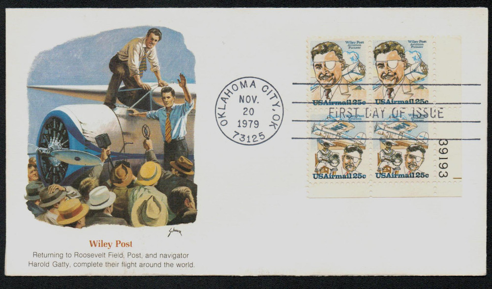 275552 -- Fleetwood First Day Cover (Plate Block) -- First Day Cover