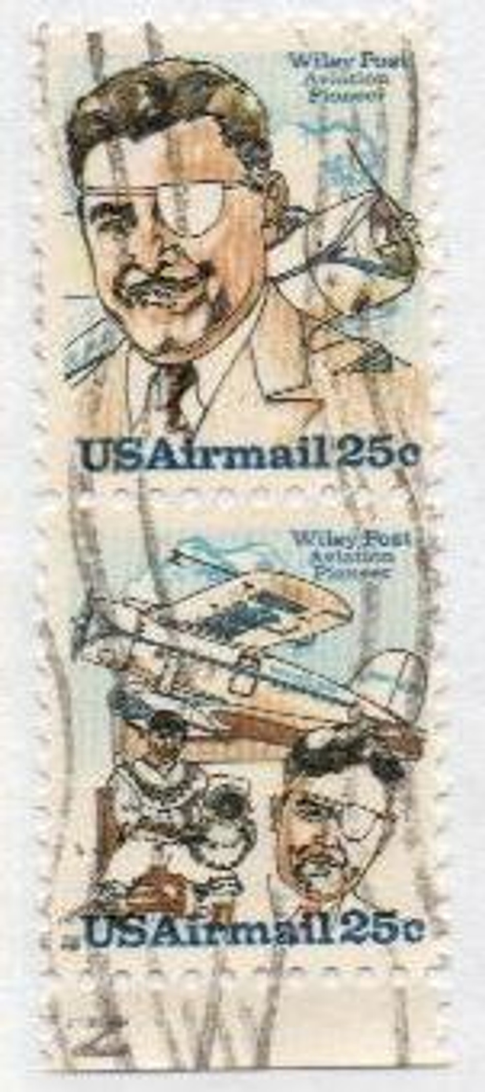 703029 -- Attached Seten (Used) -- Used Stamp(s)