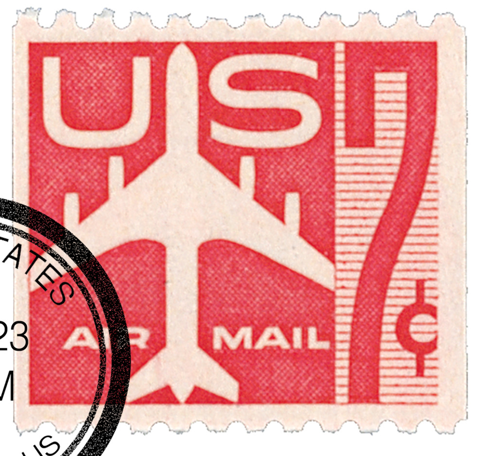 C61 - 1960 7c Jet carmine - Mystic Stamp Company