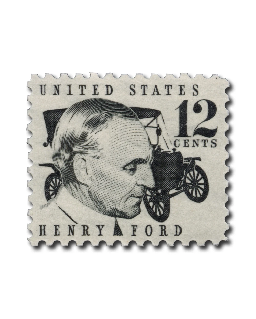 1286A - 1968 12c Prominent Americans: Henry Ford - Mystic Stamp