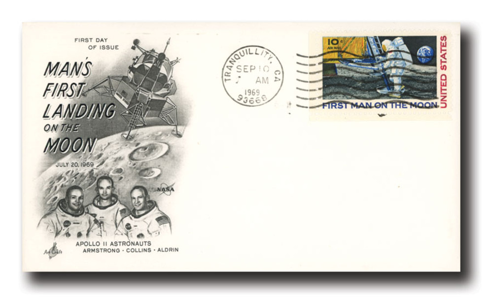 AC382 - 9/10/1969, Man's First Landing on the Moon, First