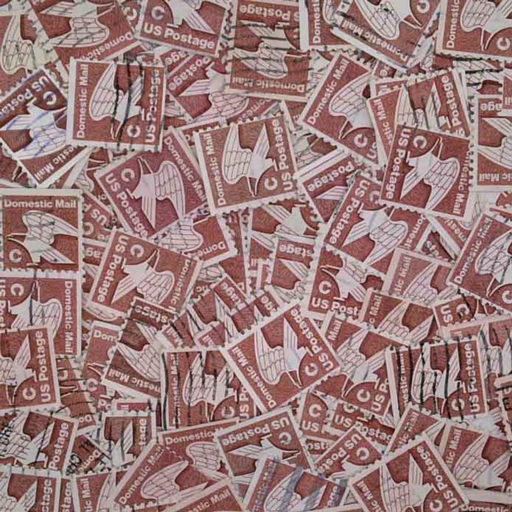 1424773 -- Used Stamps, Glassine of 100 -- Used Stamp(s)