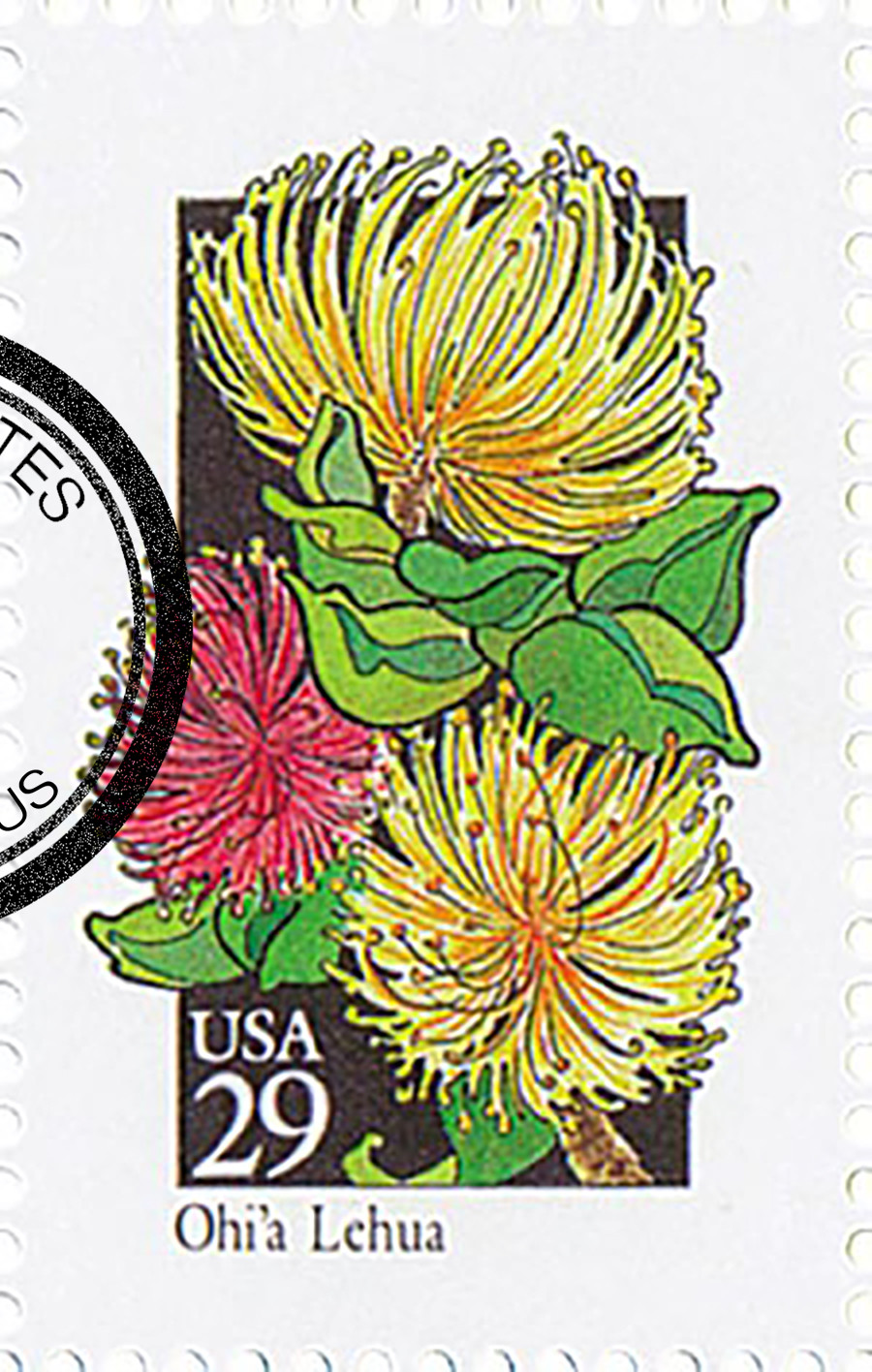 2669 - 1992 29c Wildflowers: Ohi'a Lehua - Mystic Stamp Company
