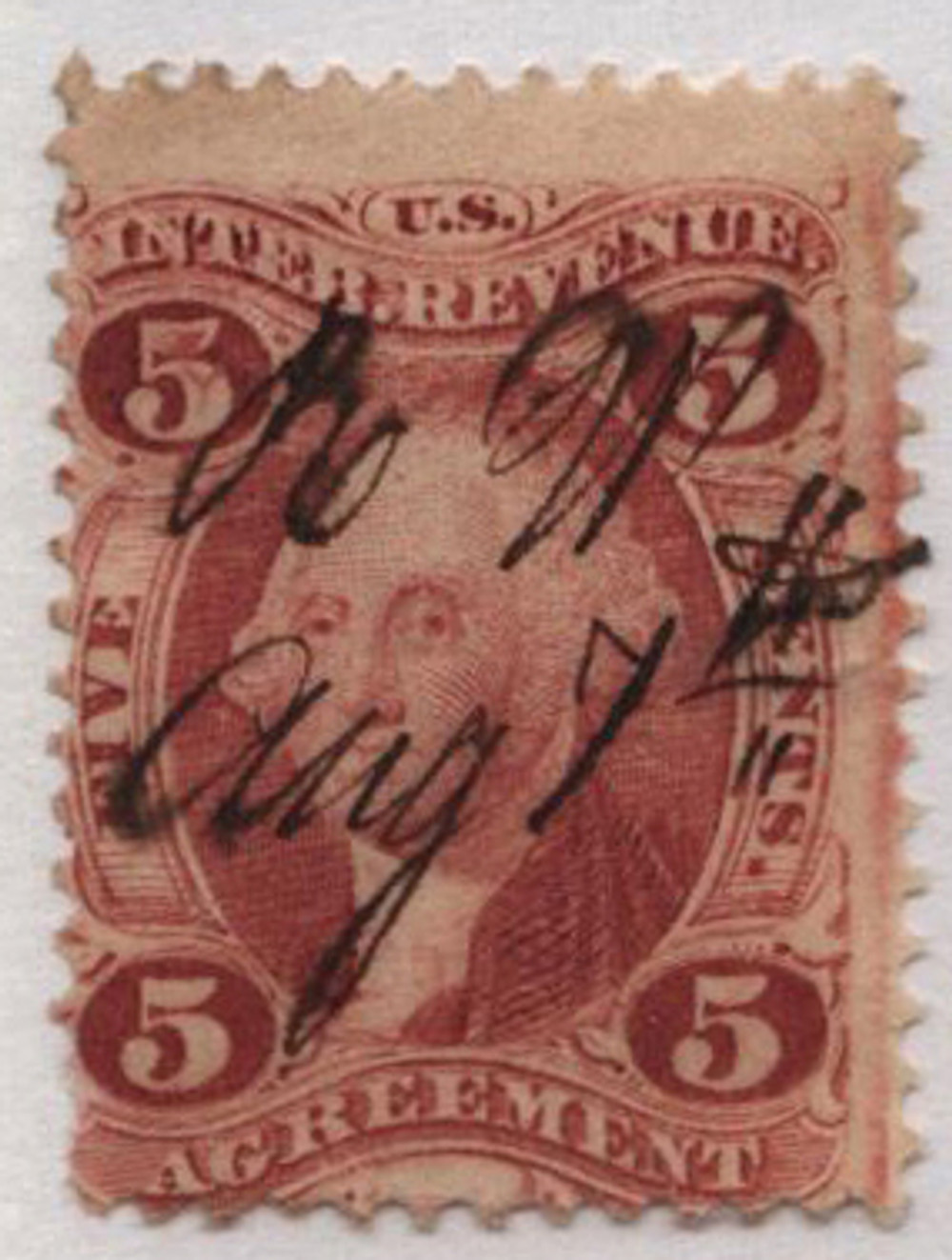 717736offer -- Used Double Transfer -- Used Stamp(s) -- small flaws