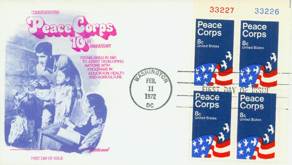 303964 -- Fleetwood First Day Cover (Plate Block) -- First Day Cover