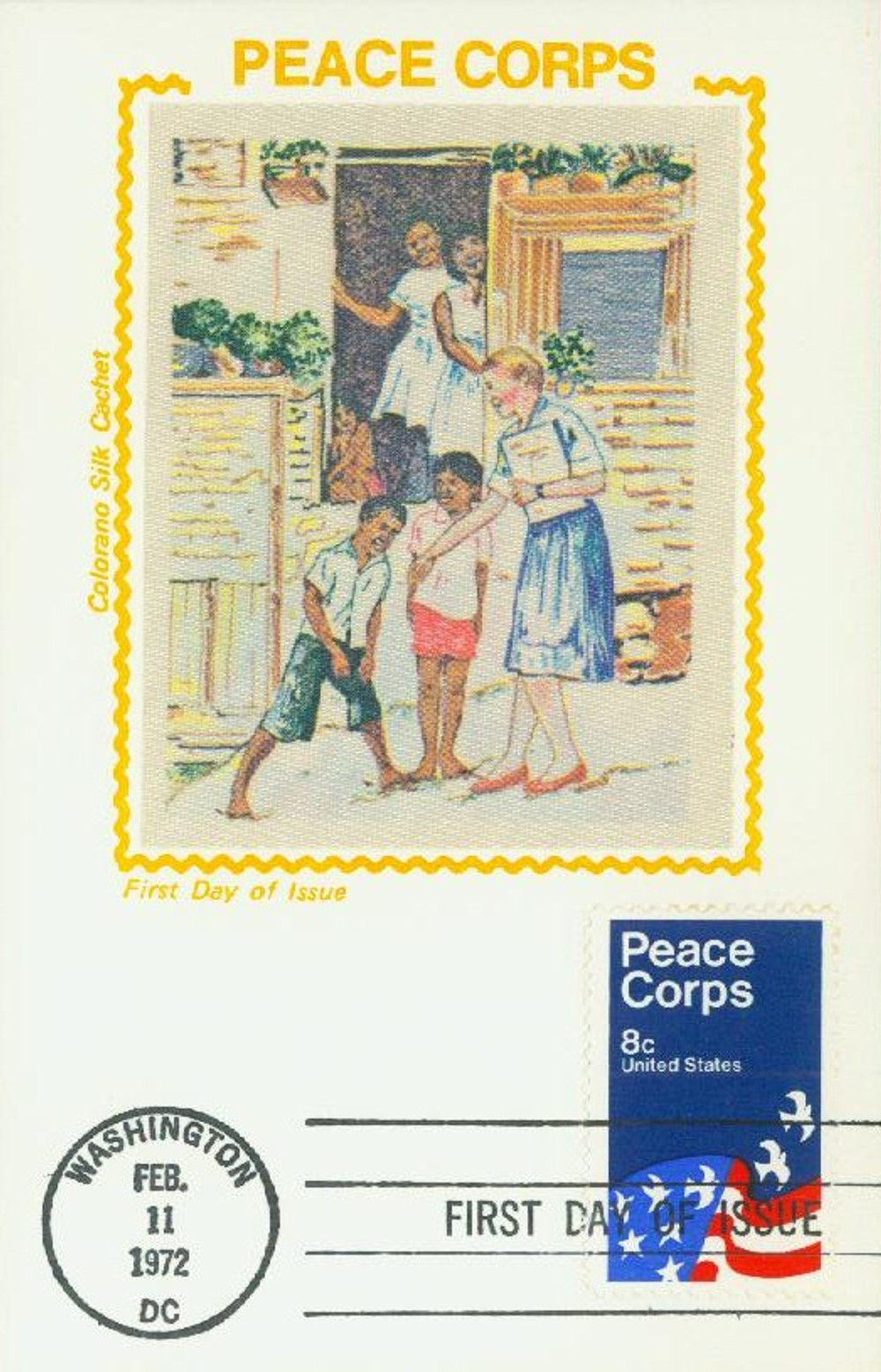 303965 -- Colorano Silk First Day Cover -- First Day Cover