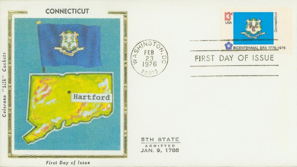 306025 -- Colorano Silk First Day Cover -- First Day Cover