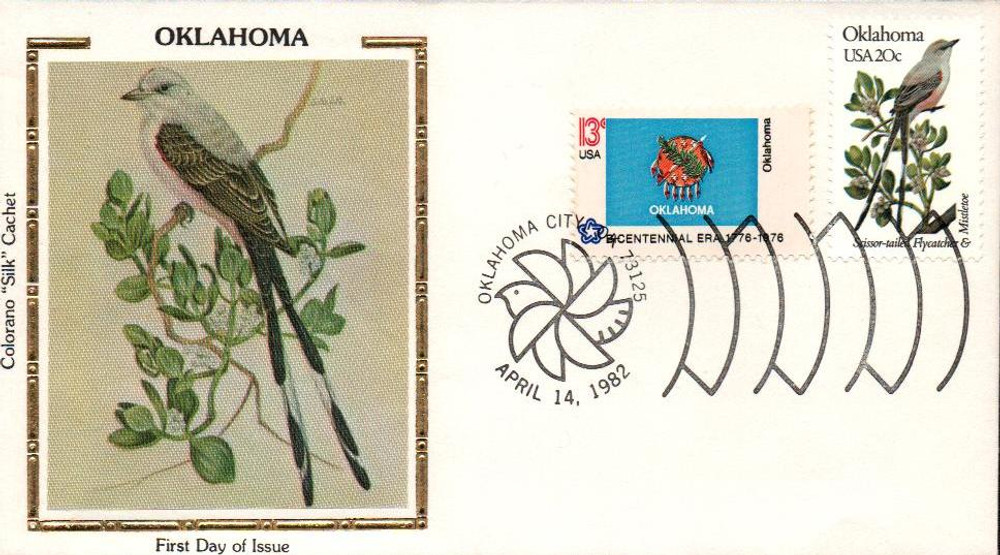 693632 -- Colorano Silk First Day Cover (Combination Cover) -- First Day Cover