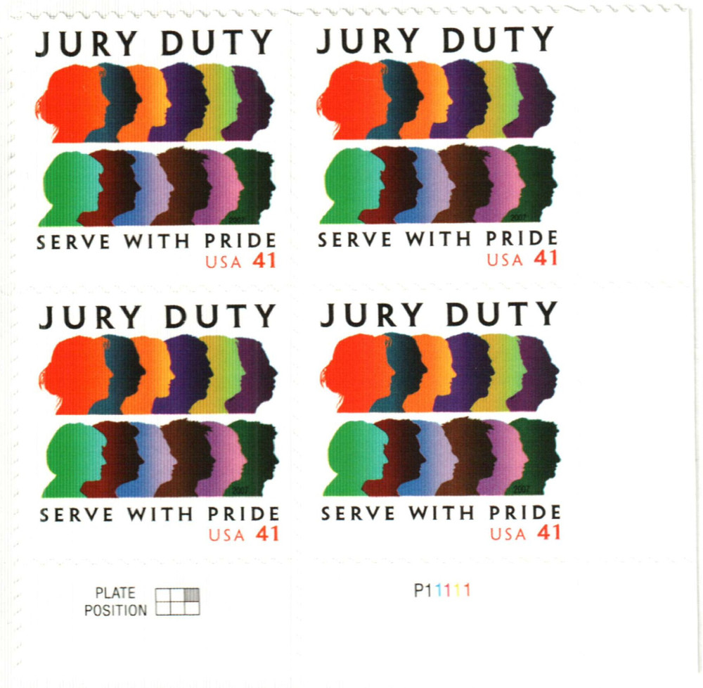 332891 -- Mint Plate Block -- Mint Stamp(s)