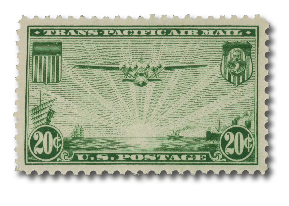 C21 - 1937 20c Trans-Pacific: 