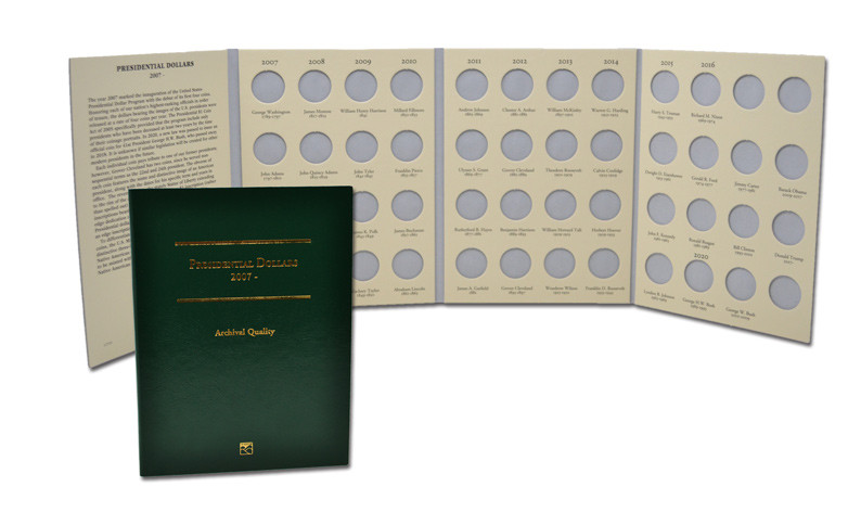 CNS202 - US Presidents Classic Coin Folder - Mystic Stamp Company