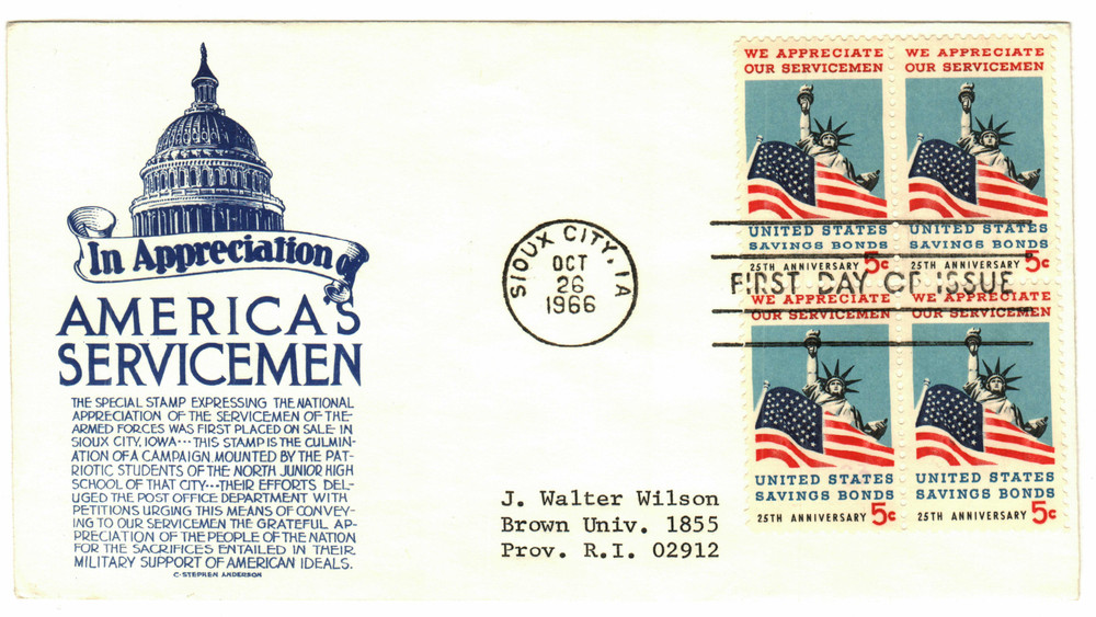 302790 -- First Day Cover Plate Block -- First Day Cover