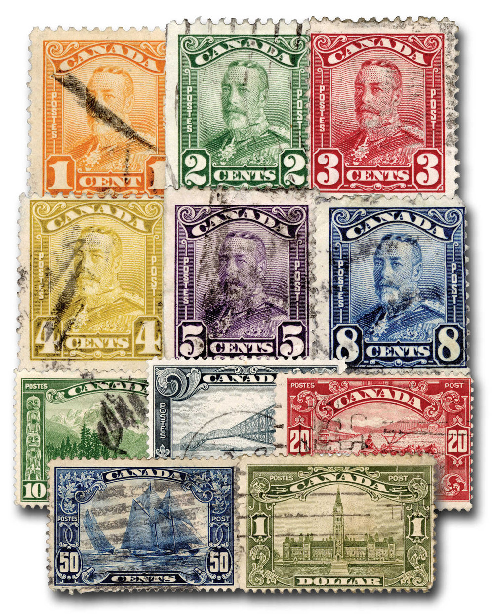 570163 -- Used Stamp(s) -- Used Stamp(s) -- small flaws