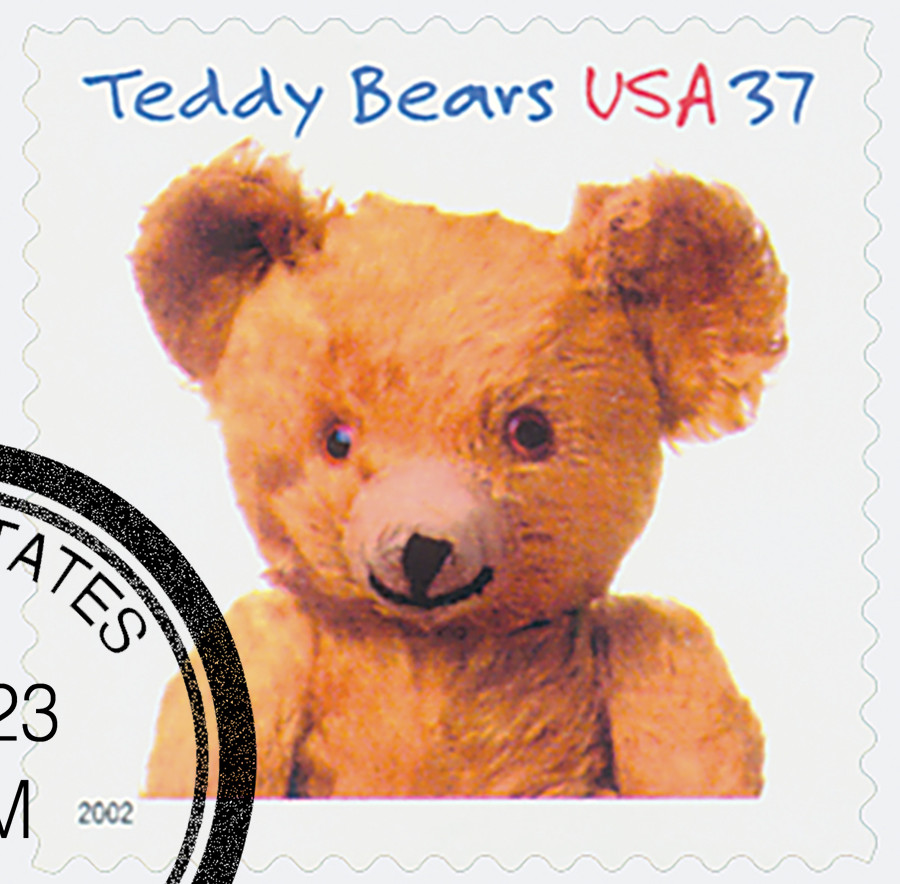 3655 - 2002 37c Teddy Bears: Gund - Mystic Stamp Company