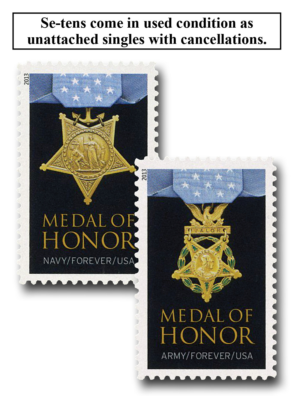 4822-23 - 2013 First-Class Forever Stamp - The Medal of