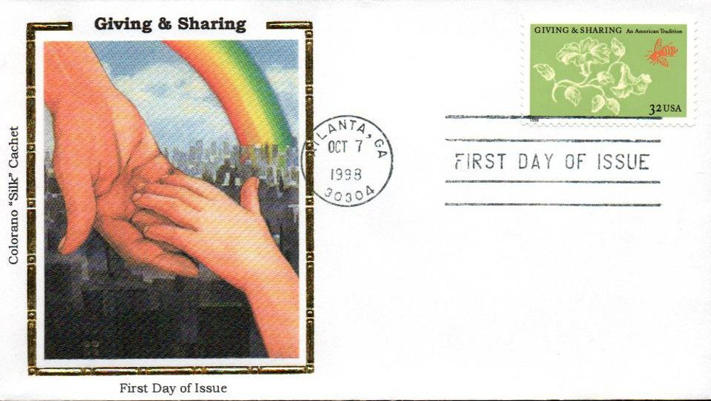 323625 -- Colorano Silk First Day Cover -- First Day Cover