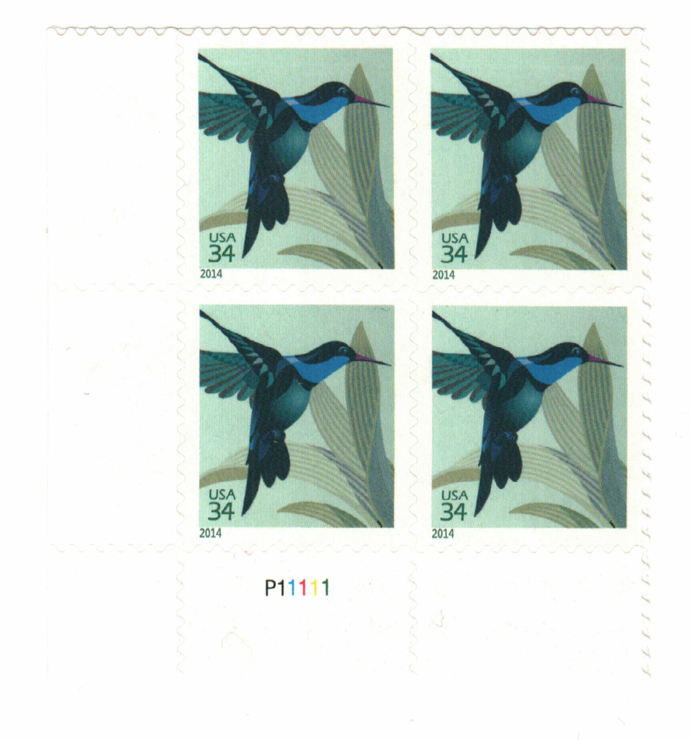 4857 - 2014 34c Hummingbird - Mystic Stamp Company