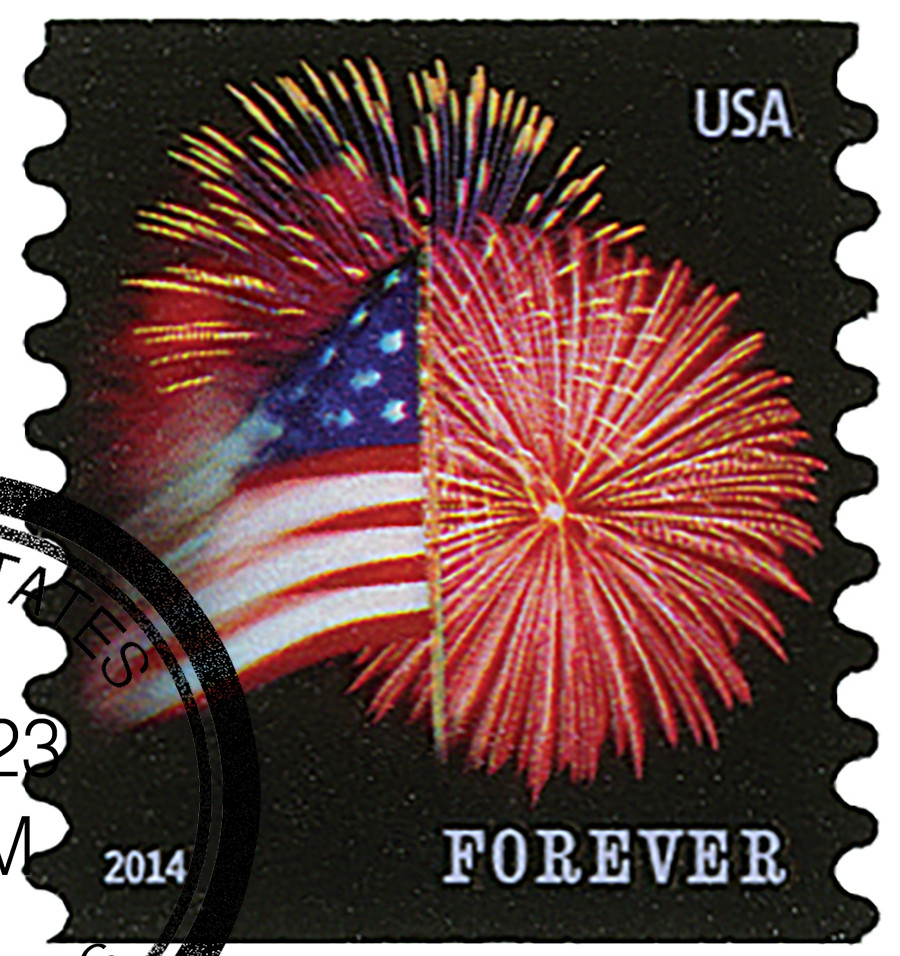 4853 - 2014 First-Class Forever Stamp - The Star Spangled Banner