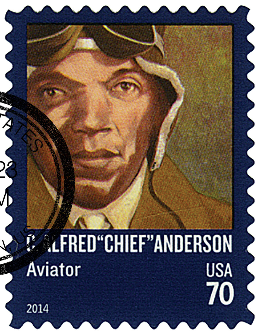 4879 - 2014 70c Distinguished Americans: C. Alfred 'Chief
