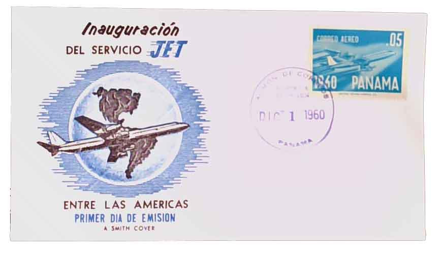Panama 1960 0.05 Balboa Airmail Jet Service First Day Cover
