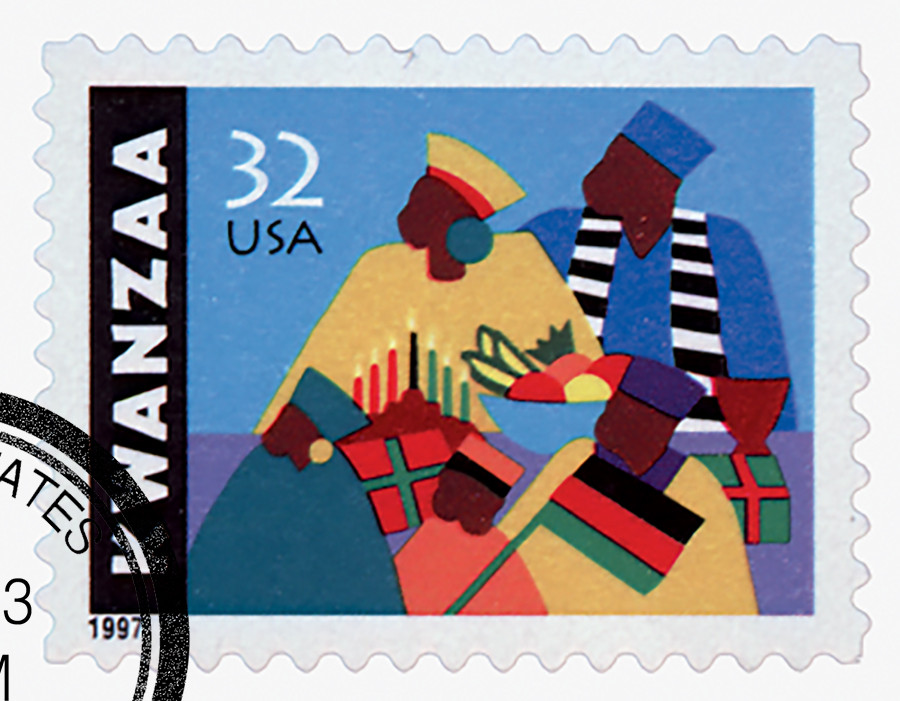 3175 - 1997 32c Kwanzaa - Mystic Stamp Company