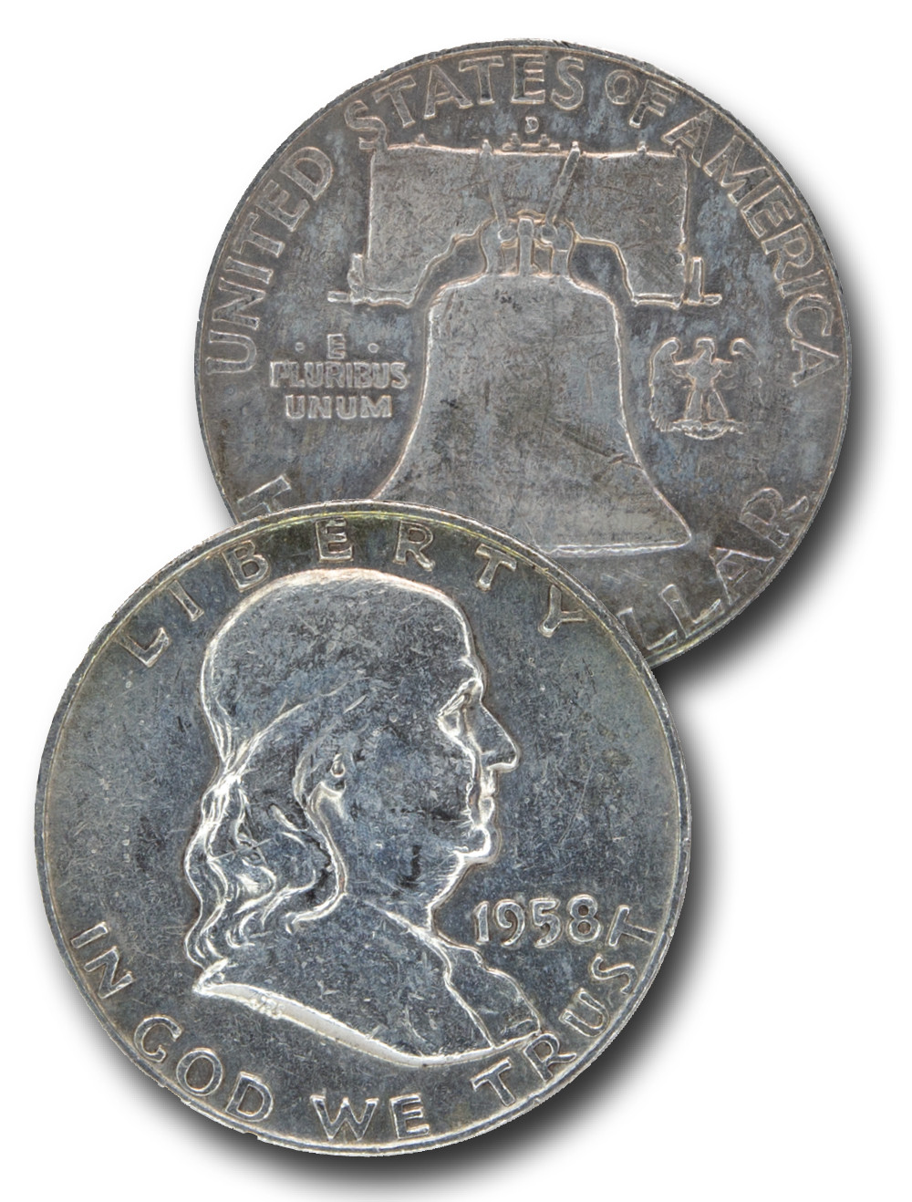 CH-958D - 1958-D Benjamin Franklin Half Dollar - Mystic Stamp Company