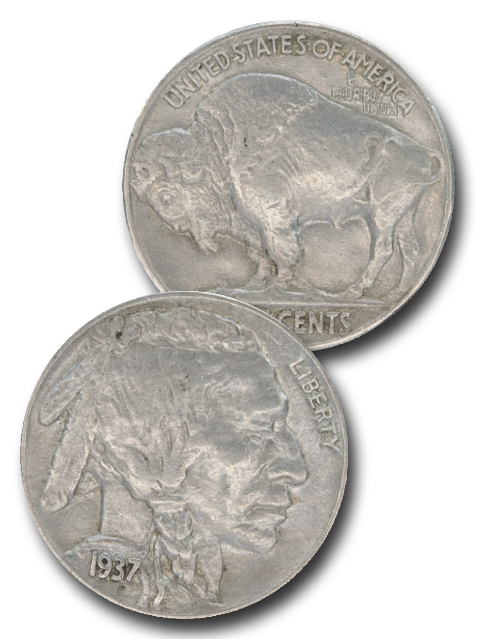 CN-937S - 1937-S Buffalo Nickel - Mystic Stamp Company