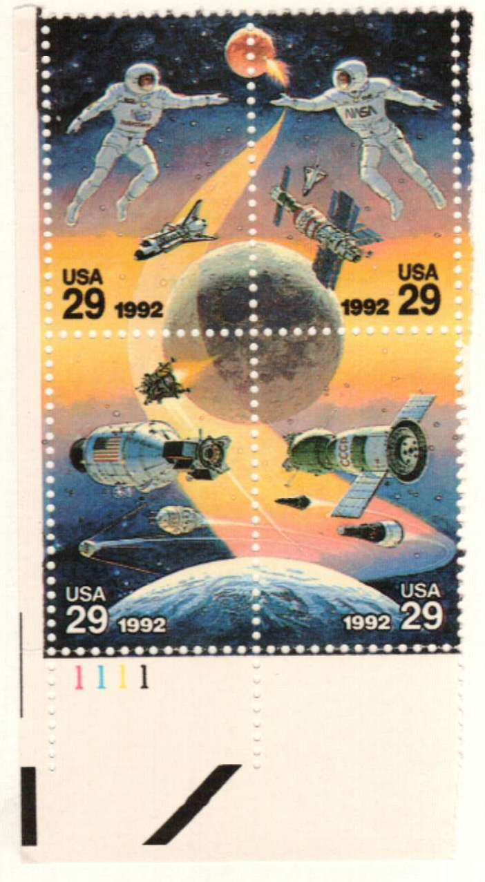 2631-34 - 1992 29c Space Accomplishments - Mystic Stamp Company