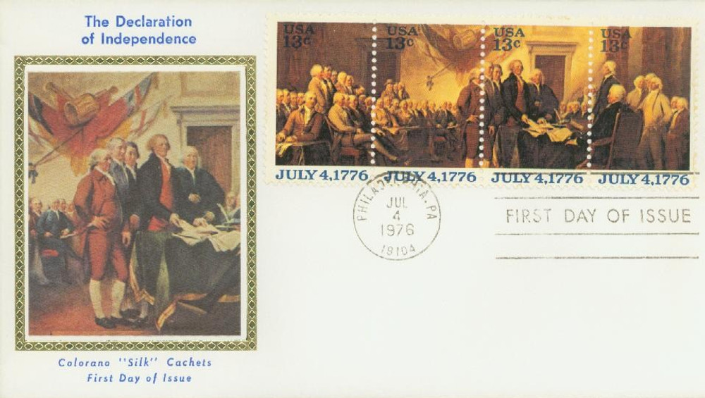 306422 -- Colorano Silk First Day Cover -- First Day Cover